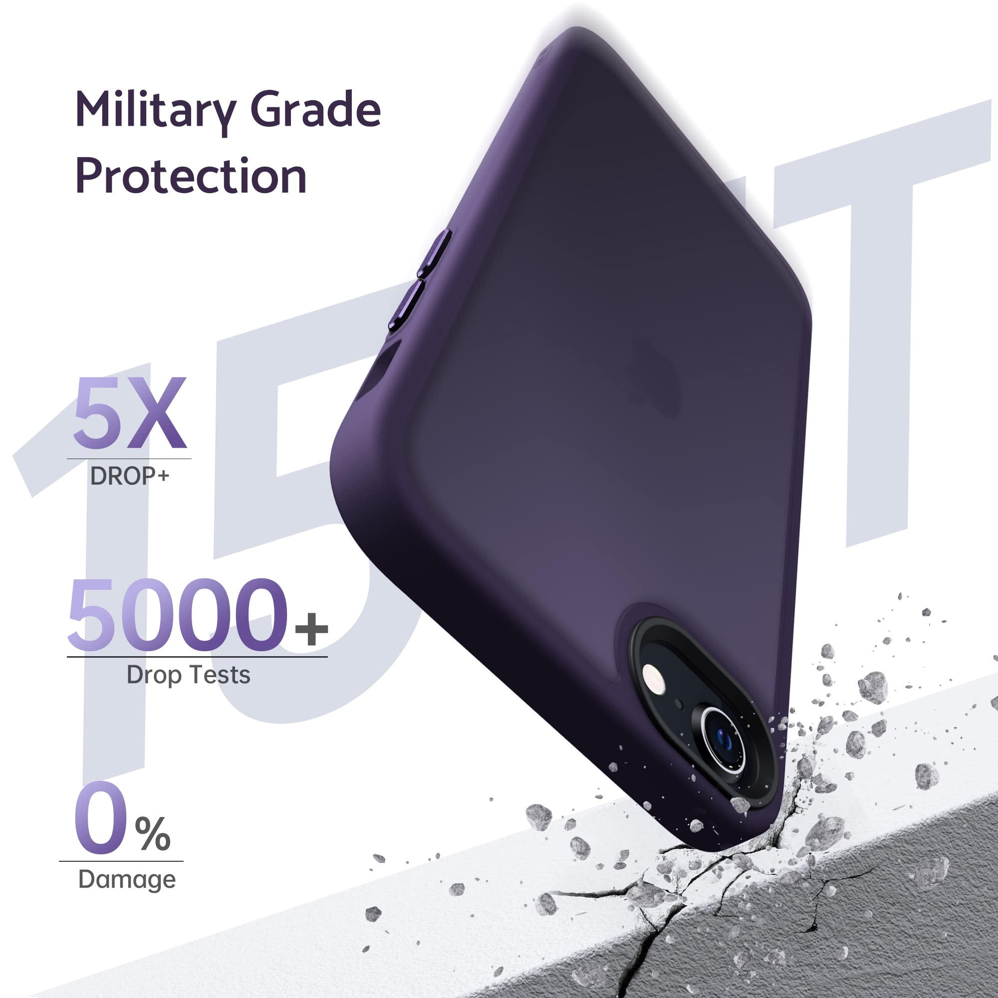 Anqrp Designed For IPhone SE 2022/2020/8 Case - Military - View #4