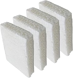 PUREBURG 4-Pack Replacement Humidifier Wick Filters Compatible with Relion WF813 Relion RCM832 RCM832N RCM-832N DH832 DH-832 Duracraft DH-830 Honeywell HC832 Robitusin DH-832 ProCare PCCM-832N AC813