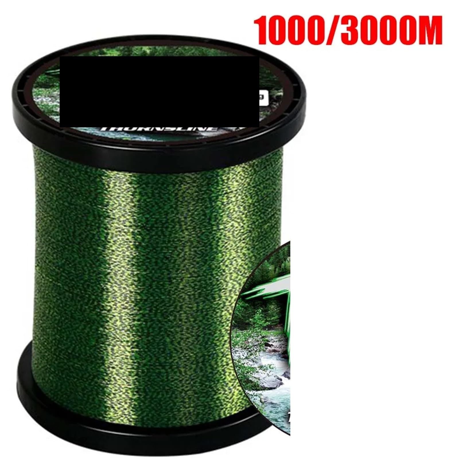 Filo da Pesca Lenza da pesca invisibile 1000 m/3000 m, rivestimento in fluorocarbonio super resistente, lenza maculata 4-38 libbre