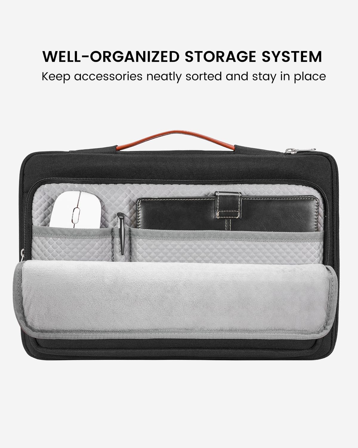 17.3 Inch Portable Monitor Case, Computer Bags, 360° Protection Monitor Carrying Sleeve Bag (External Dimension: 16.5