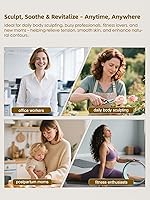 Vista 6 de DiDEER Masajeador de drenaje linfático y herramienta de masaje anticelulitis, reduce las estrías y la celulitis, para piernas, brazos y vientre