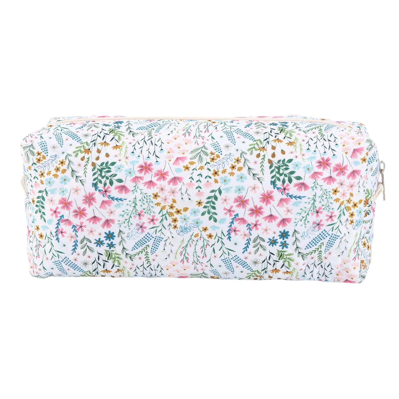 HiTotes Hair Tools Travel Bag Compatible with Dyson Airwrap Shark Flexstyle Travel Case Cute Floral Quilted Hair Tools Organizer Pink Strip