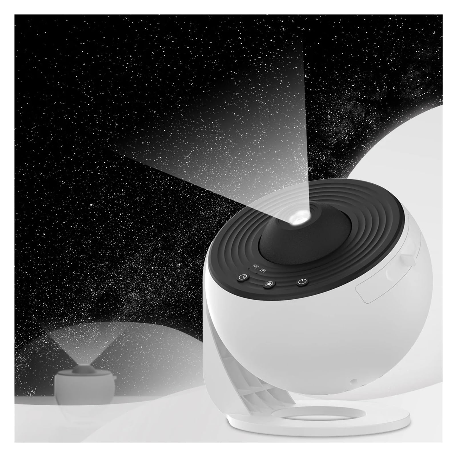Projektor Gwiazd LED Planetarium Galaktyki Do Sypialni Zasilany Przez USB Gwiaździste Niebo Nocne Światło Z Wymiennymi 12 Dyskami Projekcja W Wysokiej RozdzielczośCi
