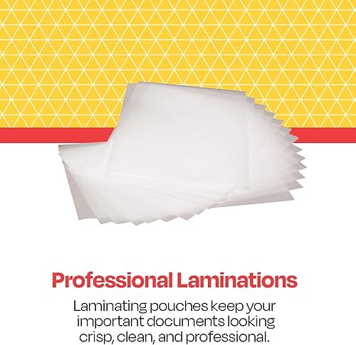 Miniatura 8 de School Smart Bolsas de laminación, 12 x 15 pulgadas, 3 mil de grosor, paquete de 100