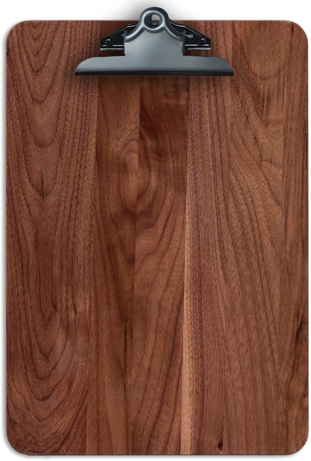 Letter-Size Clipboard Solid Hardwood American Walnut 9.5" x 13.5"