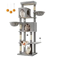Feandrea Albero per Gatti Grande, Torre Tiragraffi Alto 190,7 cm