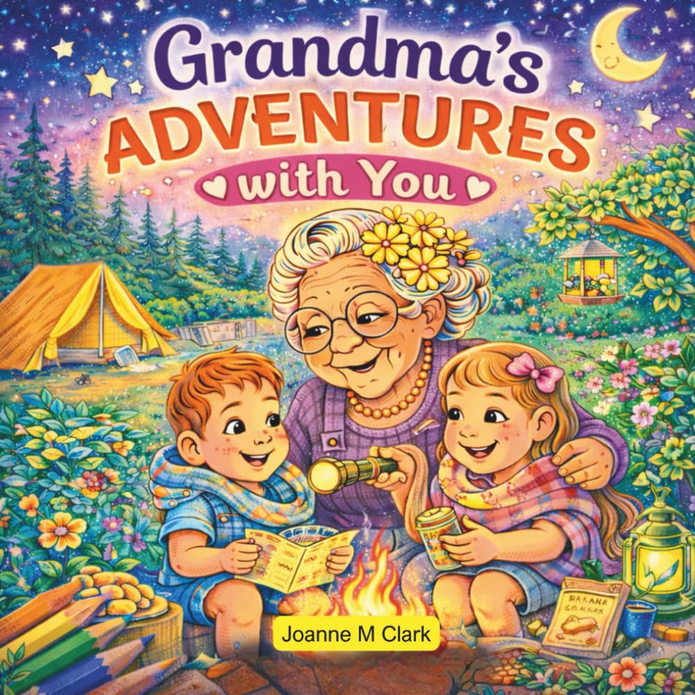 Grandma's Adventures with You: Colouring Book