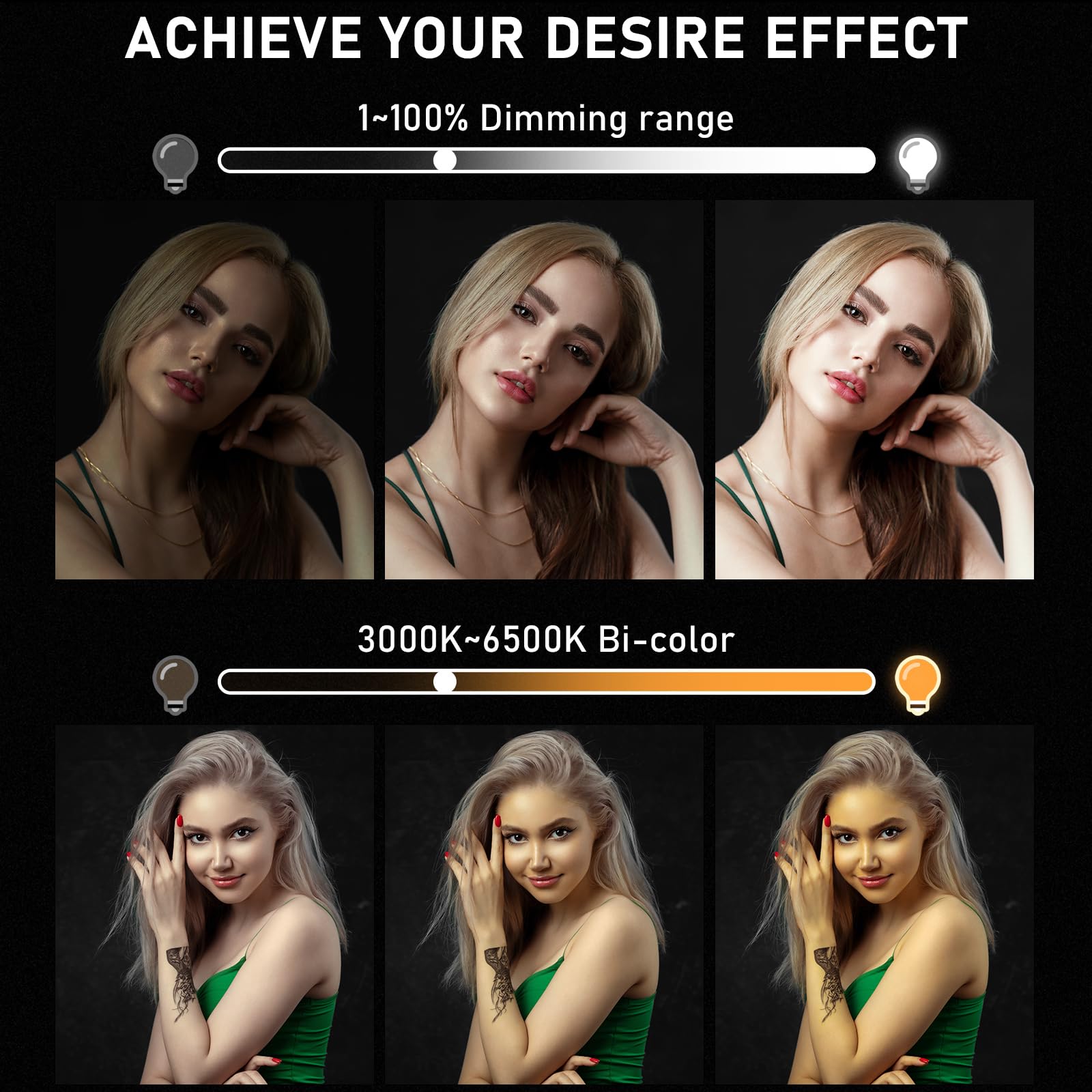 Hagibis 21 inch Ring Light with Stand Outer 55W 5600k Dimmable LED Light, Tripod Stand,and Phone Holder，Remote Controller,Carrying Bag ，CRI 97+ 2540lux, for Streaming Home Office Zoom Call Lighting