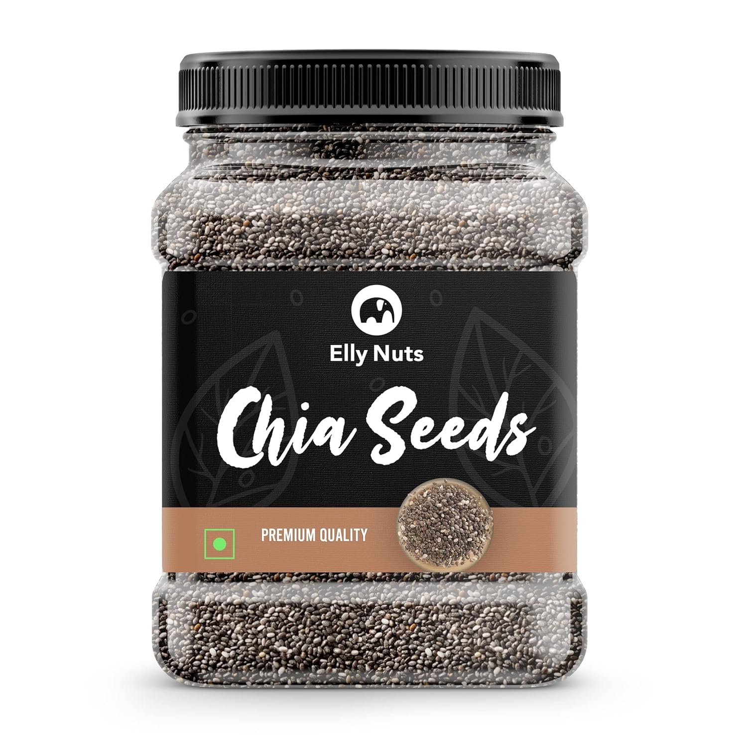 Elly Nuts 100% Natural and Premium Raw Unroasted Chia Seeds 1 Kg - Omega 3 and Fiber for Weight Loss - Diwali Gift Pack (B0CVS5VJ5P) Amazon Price History, Amazon Price Tracker