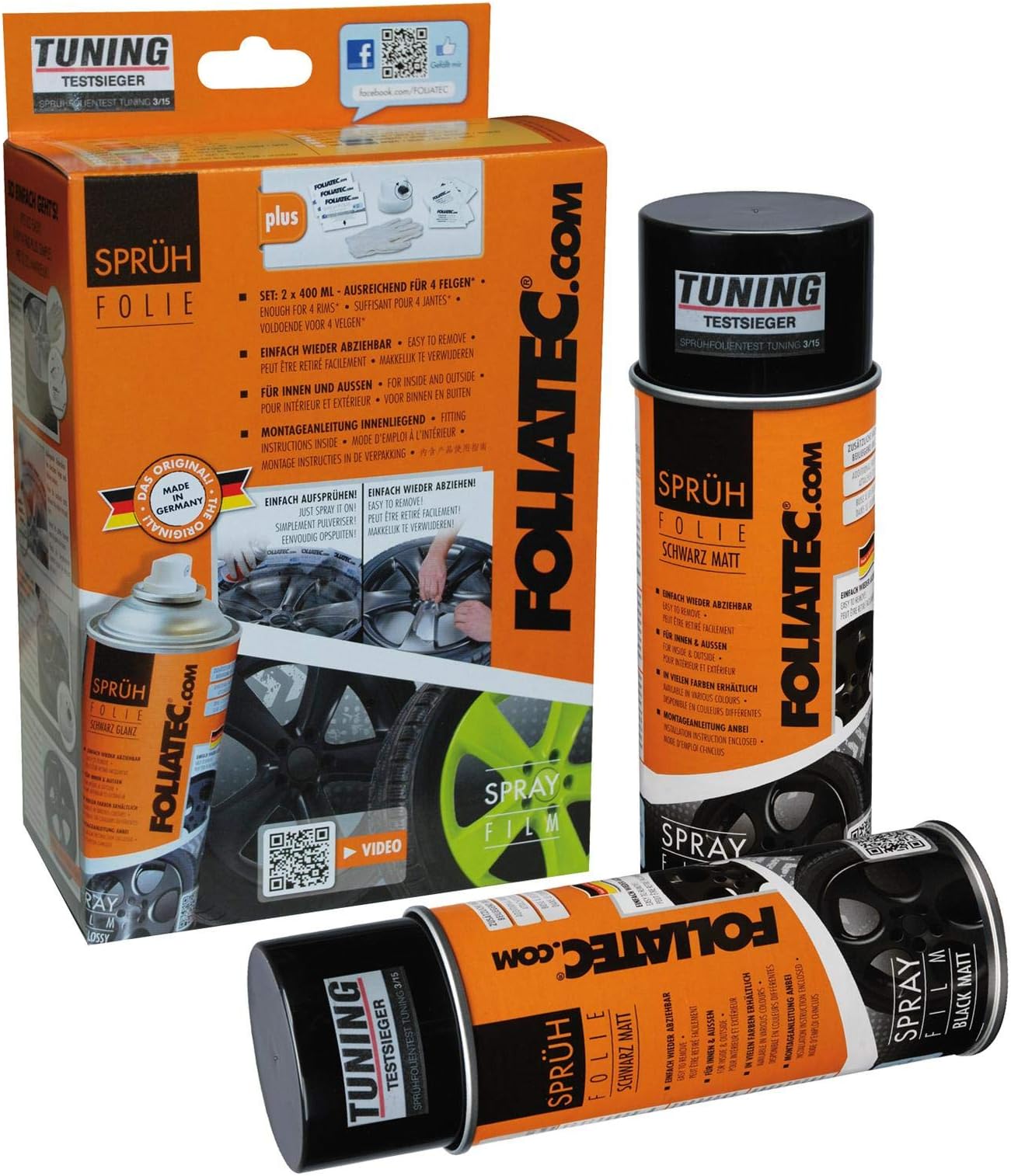 Foliatec Spray Film,silver Mettalic