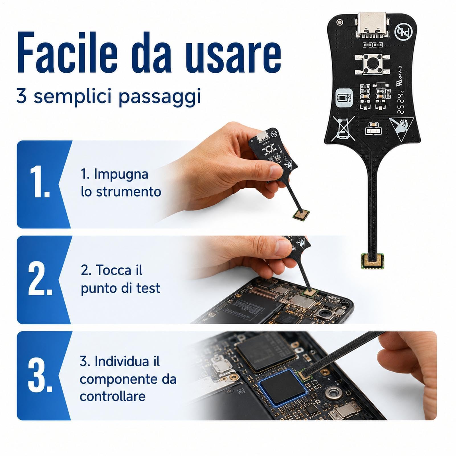 Tester Di Induttanza Per Schede Madri Strumento Diagnosi Scheda Madre Strumento Diagnostico Per Manutenzione Cellulari Con Ispezione Componenti E Induzione Elettromagnetica