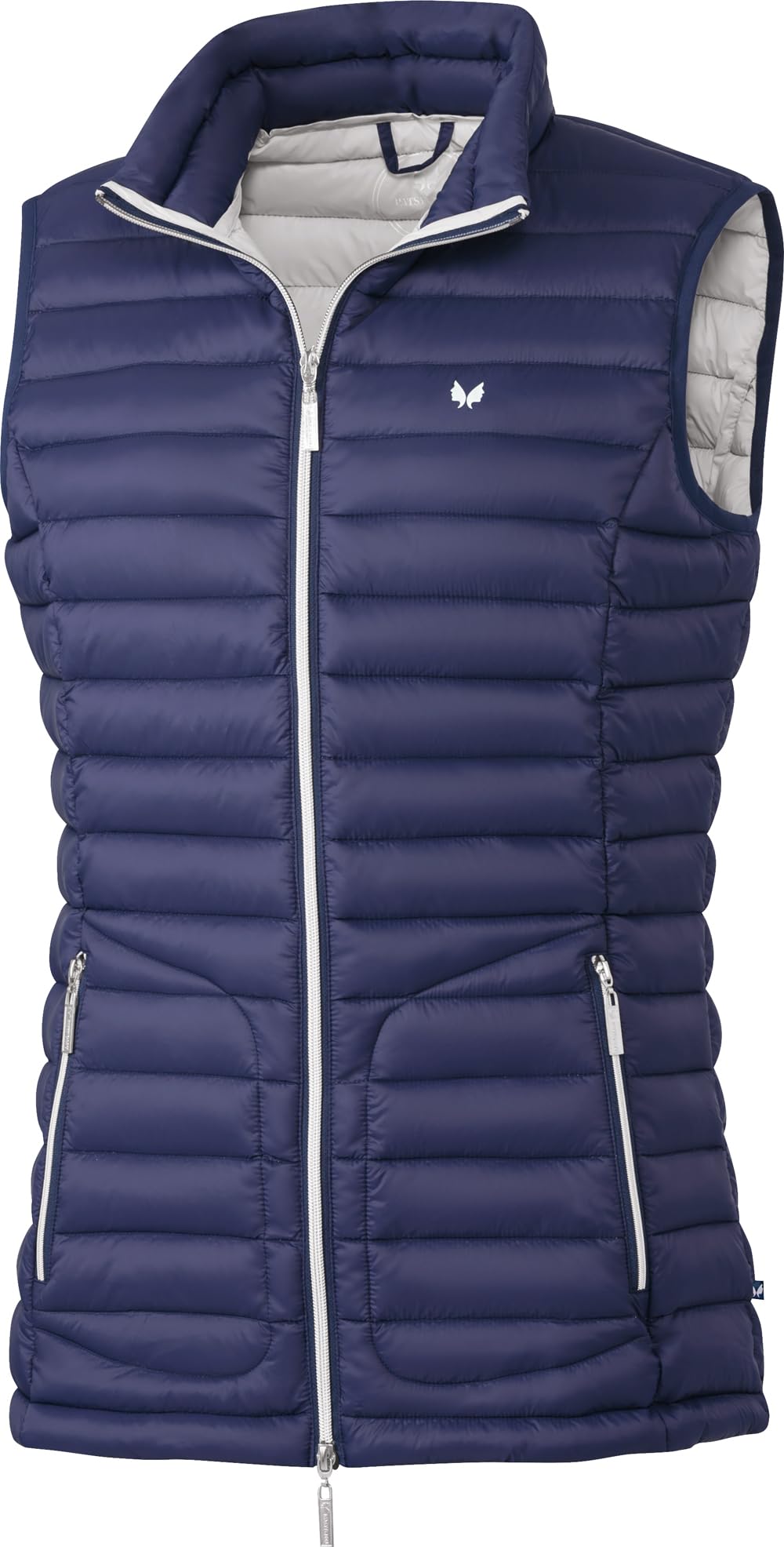 Patsy & Lou Steppweste Damen mit schmalem elegantem Schnitt, ultraleichte wärmende Outdoor Weste, ärmellose Damenweste, Gilet ideal für Jede Aktivität, Gr. 36-48