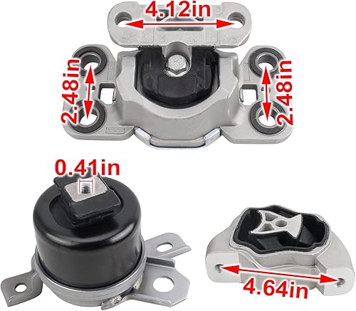 Miniatura 2 de Carbhub Soporte de puntal de par motor para Volvo S60 S80 V60 V70 XC60 XC70 para Land Rover Range Rover Evoque 2.0L Montaje de transmisión de motor
