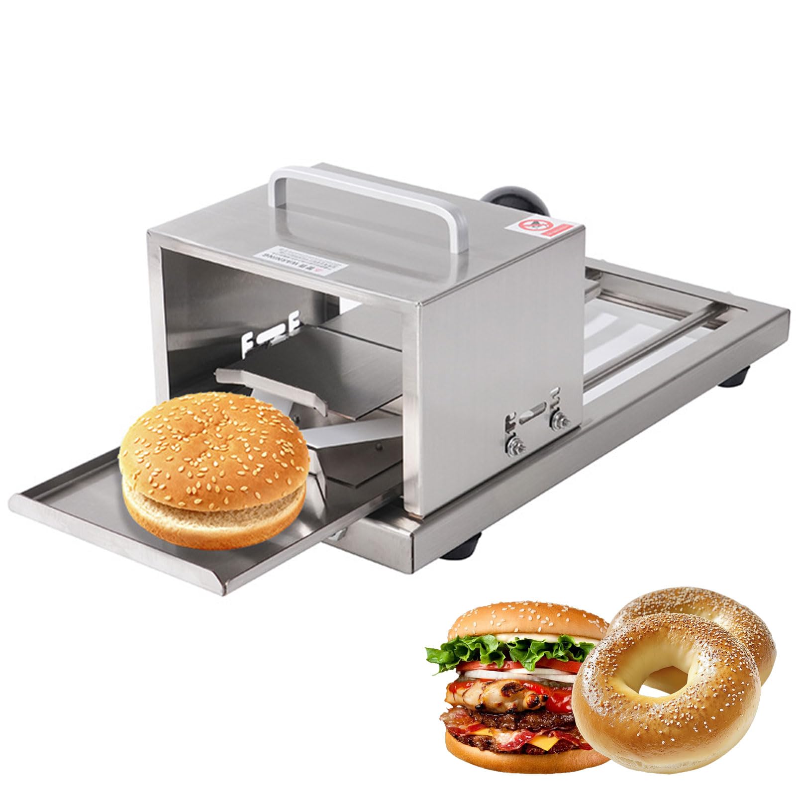 Máquina cortadora de hamburguesas para optimizar el servicio en panaderías y cafeterías