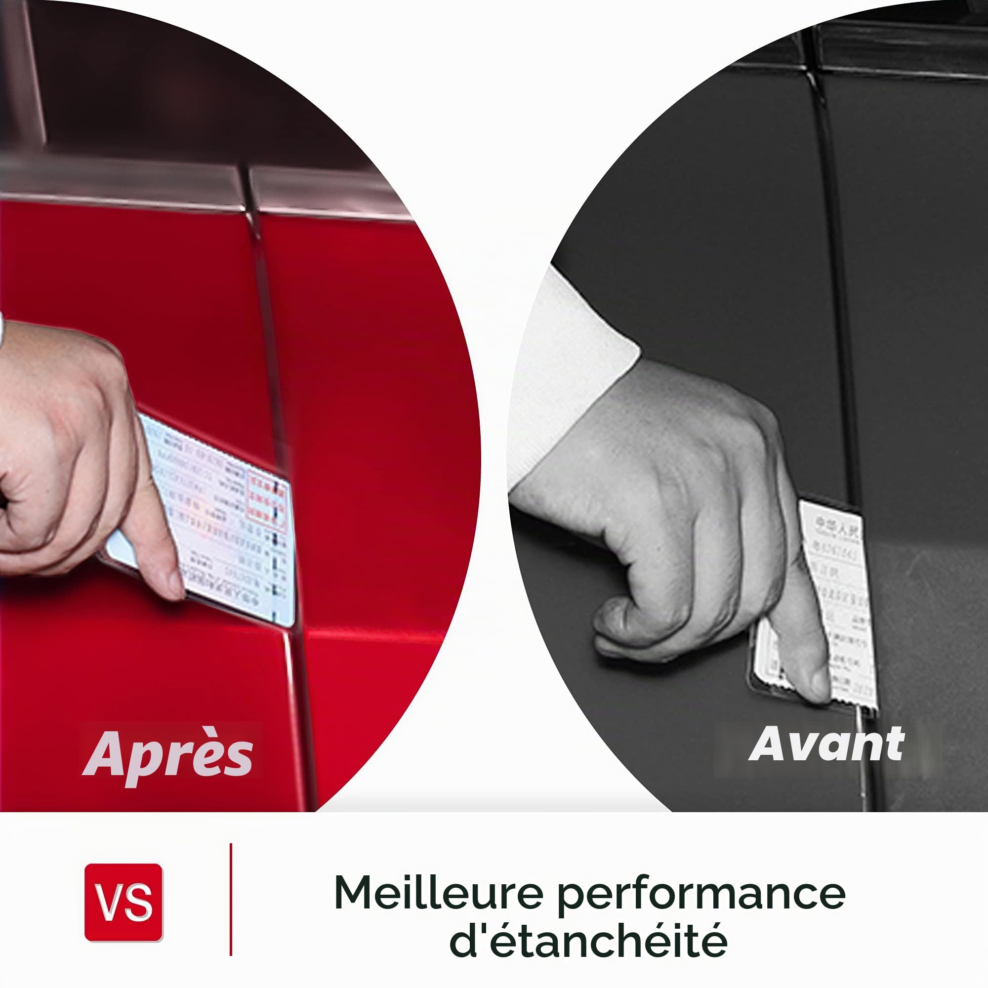 Arcoche Kit De Joint De Porte Tesla Modèle 3, Bande En Caoutchouc Insonorisée Pour Réduction Du Bruit, Bande D'Étanchéité Pour Réduction Du Bruit Du Vent Pour Modèle 3
