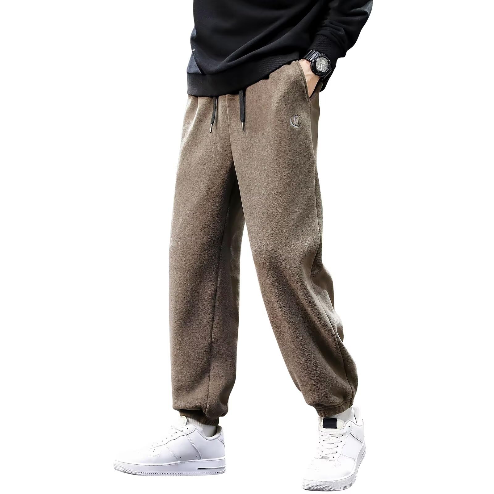 送料無料】[Sillictor] ジョガーパンツ メンズ フリース ロングパンツ