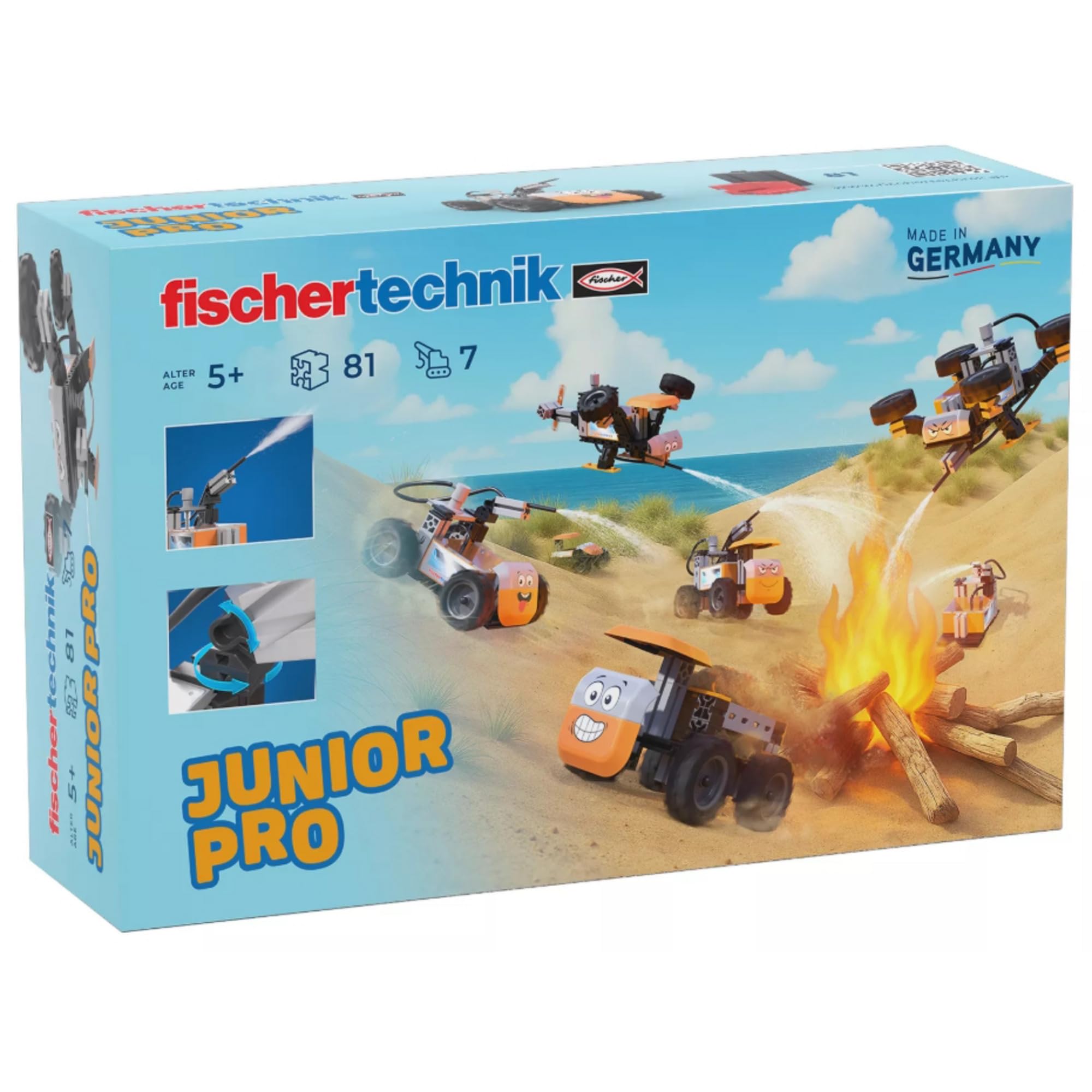 Science4you Primo Kit Costruzioni Meccanica - 100 Pezzi Per 4 Veicoli, 4+ Anni
