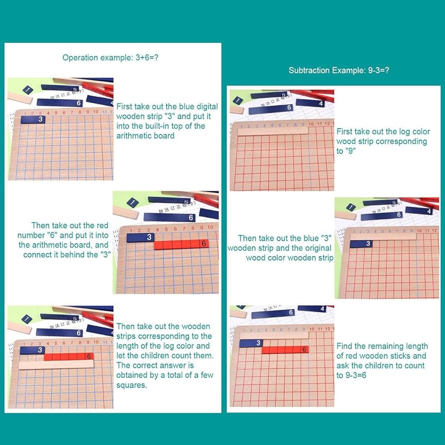 モンテッソーリ教具 足し算・引き算板セット 71rm8GU2jlL._UF1000,1000_QL80_.jpg