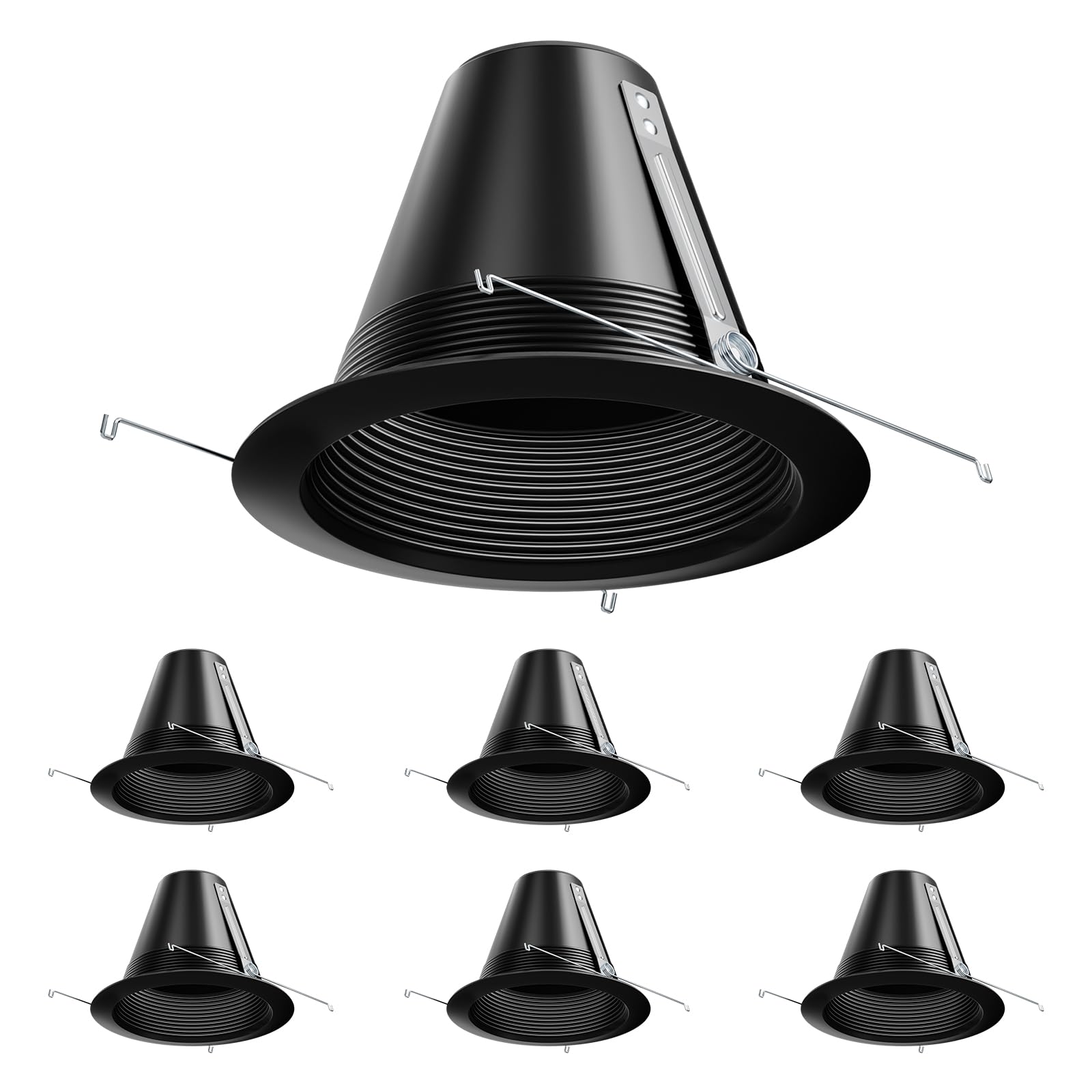 Recessed Light Trim - 12 Pack 6 Inch -8 Recessed Light Trim - 12 Pack 6 Inch -8
