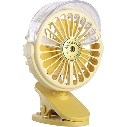 PremiumAV Portable Clip Desk Fan Mini Personal Cooling Fan w