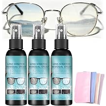 2026 Upgraded Eyeglass Scratch Remover Spray, Glasses Scratch Remover Spray, Eye Glass Cleaner Spray, Glasses Scratchs Repair for Eyeglasses, Sunglasses and Reading Glasses 1