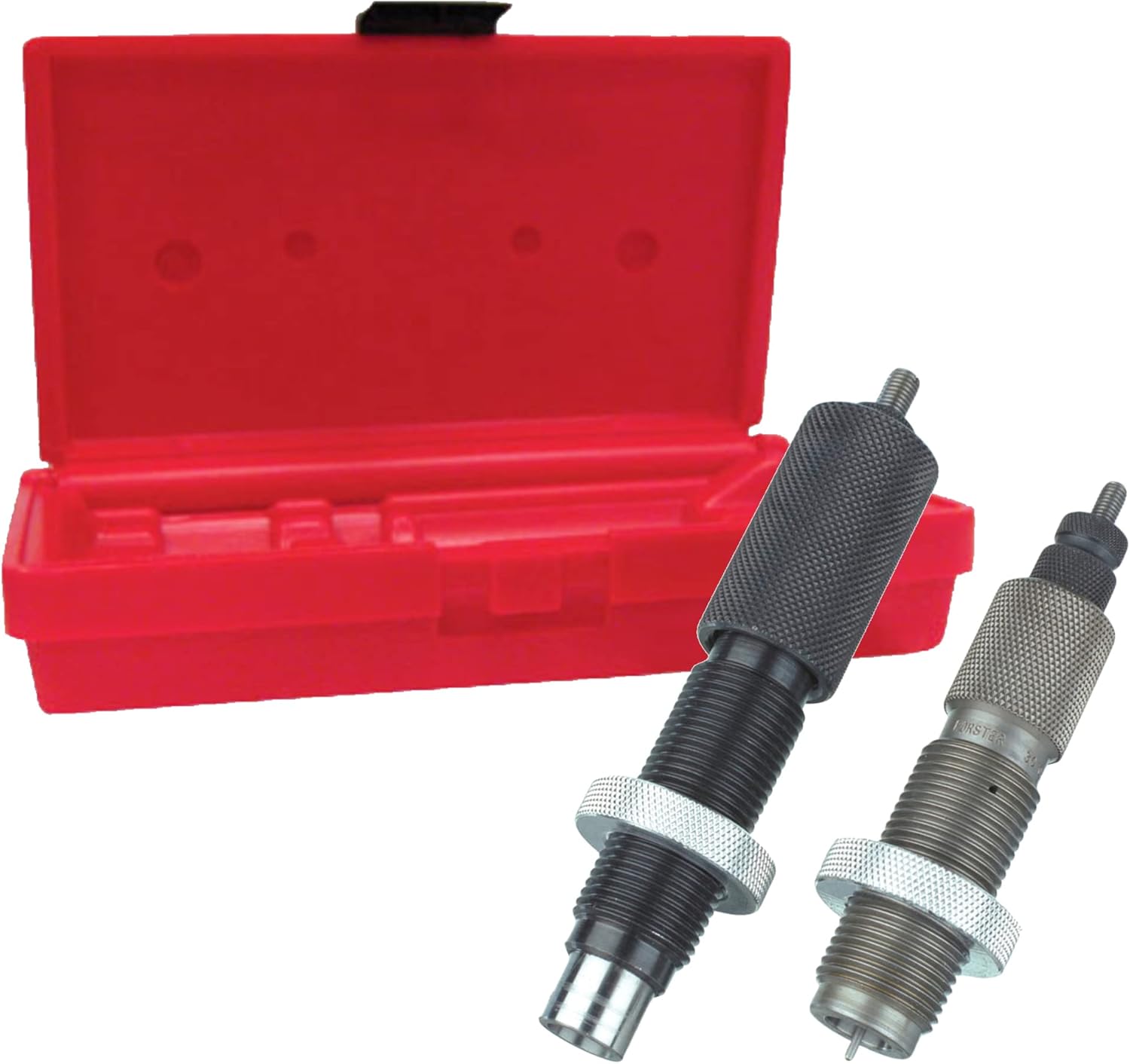 Forster Products Bench Rest Die Set, Full Length Sizing Die & Bench Rest Seater Die in Deluxe Die Box, Precision Machined& Hardened Steel Contruction, Size Casing & Seat Bullets
