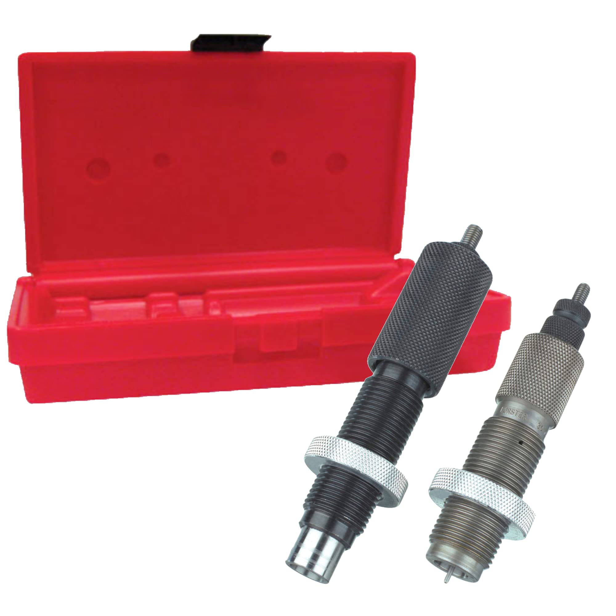 Forster Products Bench Rest Die Set, Full Length Sizing Die & Bench Rest Seater Die in Deluxe Die Box, Precision Machined& Hardened Steel Contruction, Size Casing & Seat Bullets