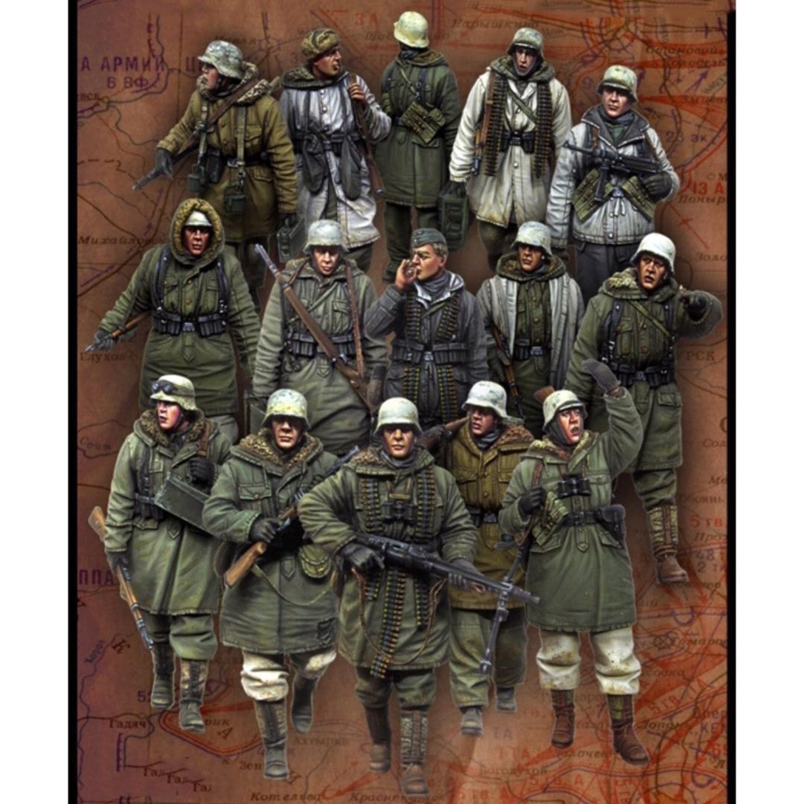 World War 2 German Infantry Casualty Toy Soldier Military Resin 1/32 Figure