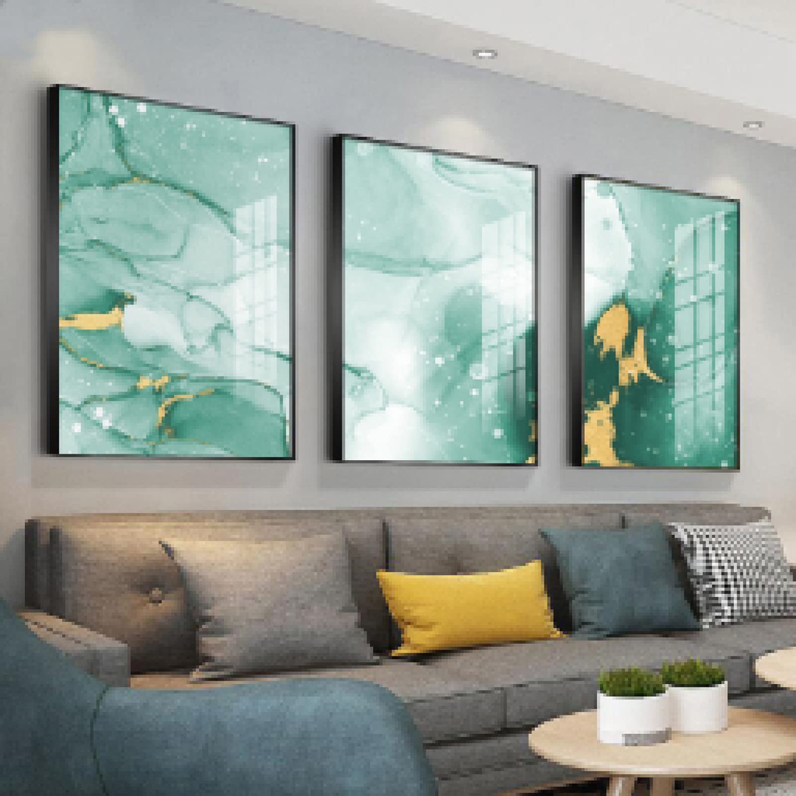 Impression sur toile abstraite pour un salon moderne et apaisant