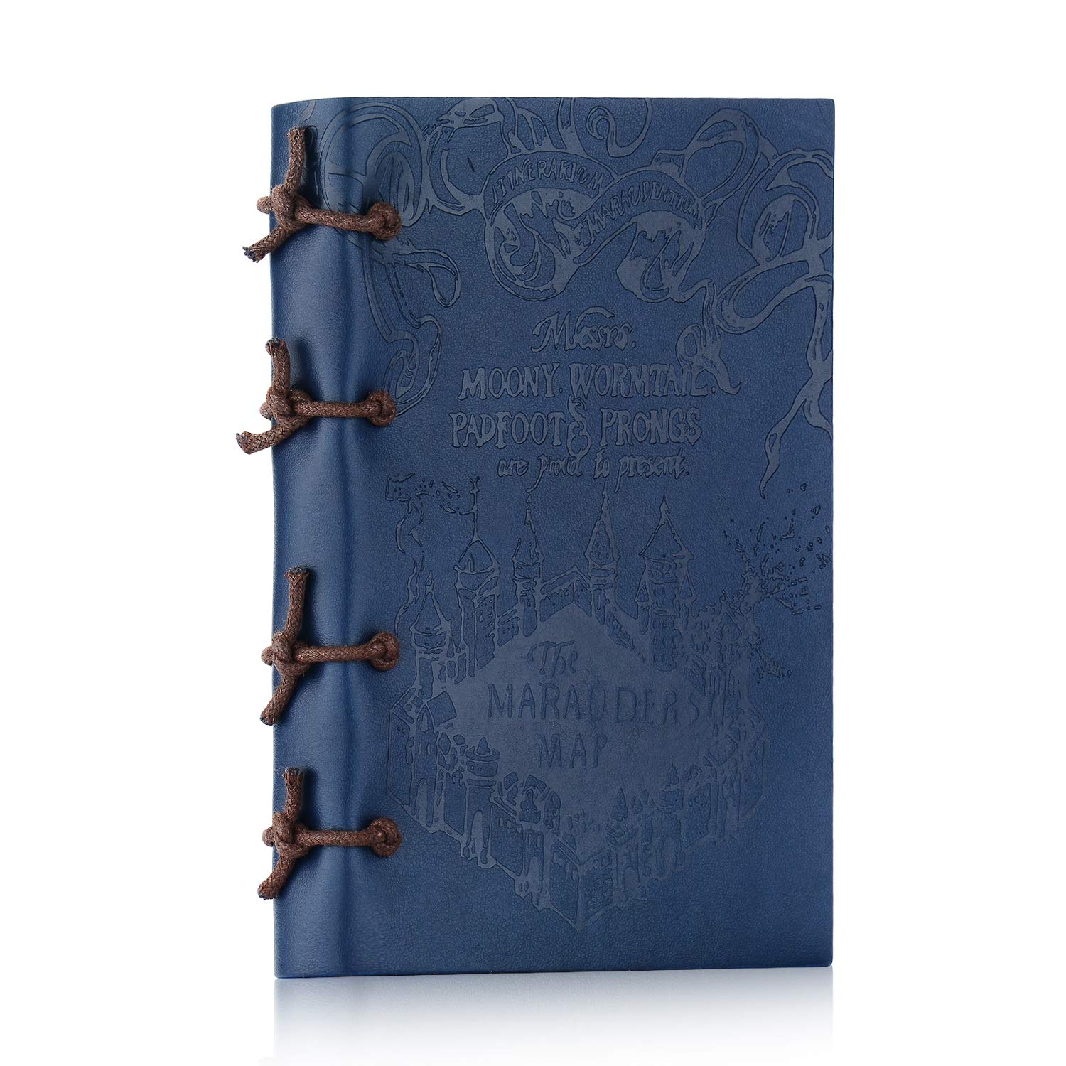 ZEEYUAN Leather Notebook A5 Meeting Book,Lined Notebook Notepad Travel Journal