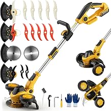 Givilo 11-Inch Weed Wacker Cordless Compatible with DEWALT 20V MAX Battery