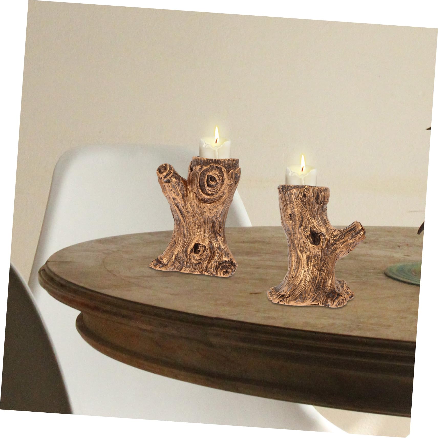 枝の形にキャンドルフォルダー