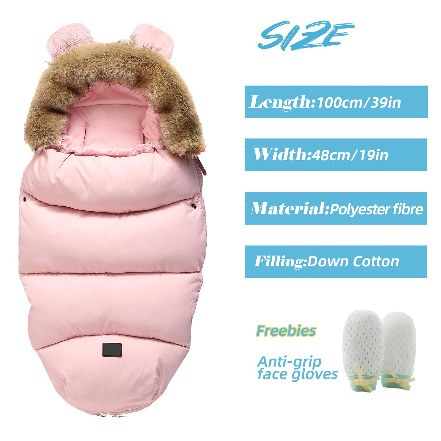 Guantes Saco Carro Bebe Invierno Universal Guantes Manoplas