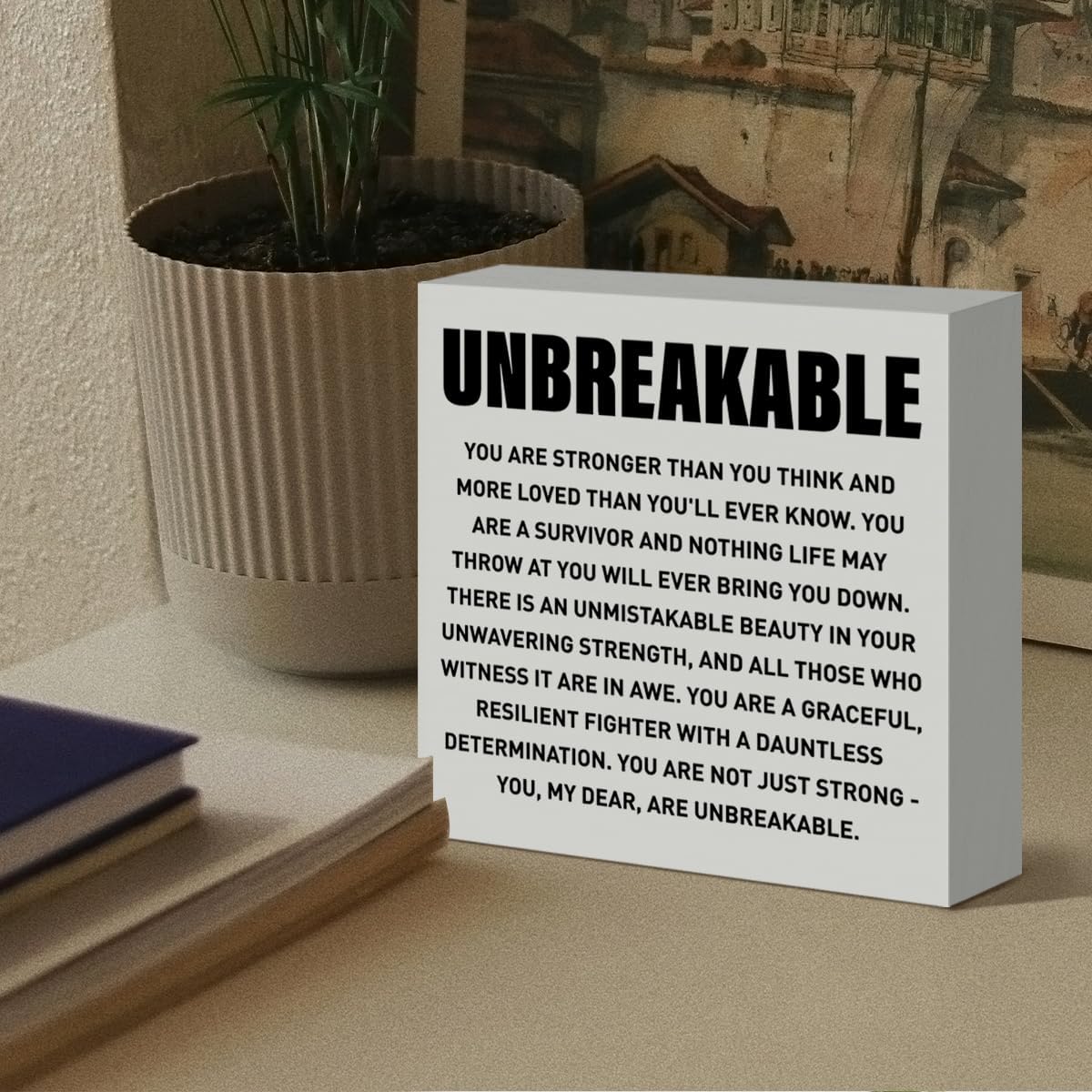 Encouragement Gifts for Women Men, Thinking of You Gifts for Him Her Friend Thoughtful Gifts for Survivor Warrior Chemo Gift Uplifting Recovery Gifts for Women After Surgery Alcoholics Addiction - Image 4