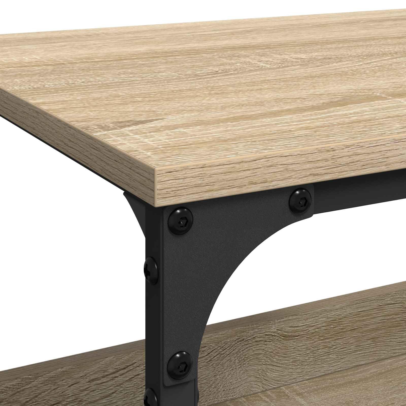 vidaXL Carrello da Cucina Rovere Sonoma 60 x 41 x 80,5 cm, Carrello cucina moderno, funzionale e resistente con tanto spazio, organizzatore per interni