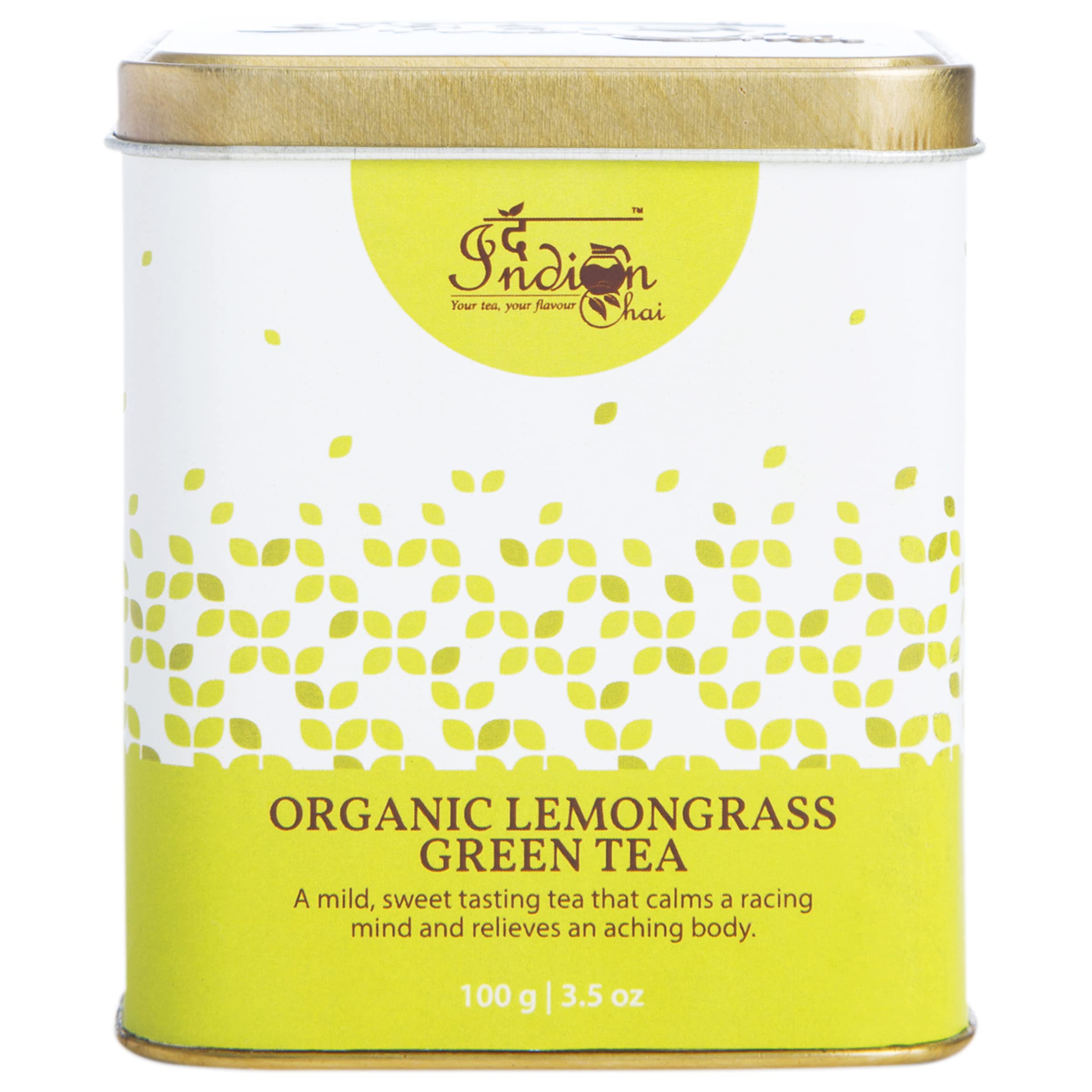 The Indian Chai - Organic Lemongrass Green Tea 100g for Digestion & Cholesterol (B0789JLWFV) Amazon Price History, Amazon Price Tracker