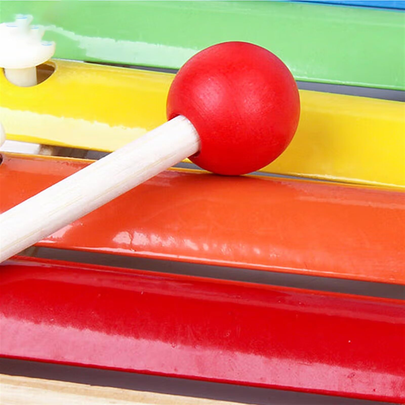 Xylophone frappé à la main, 8 notes, table d'harmonie couleur, Glockenspiel, Instrument de musique Glockenspiel Percussion Instrument
