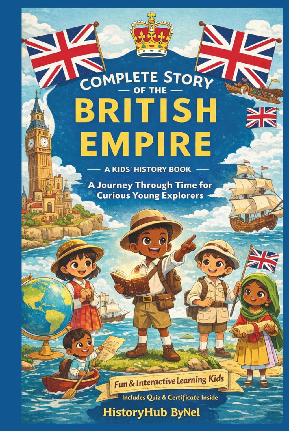 Complete Story of the BRITISH EMPIRE: A Kids' History Book: A Journey Through Time, Triumphs, and Troubles—For Curious Young Explorers (History Books for Children)