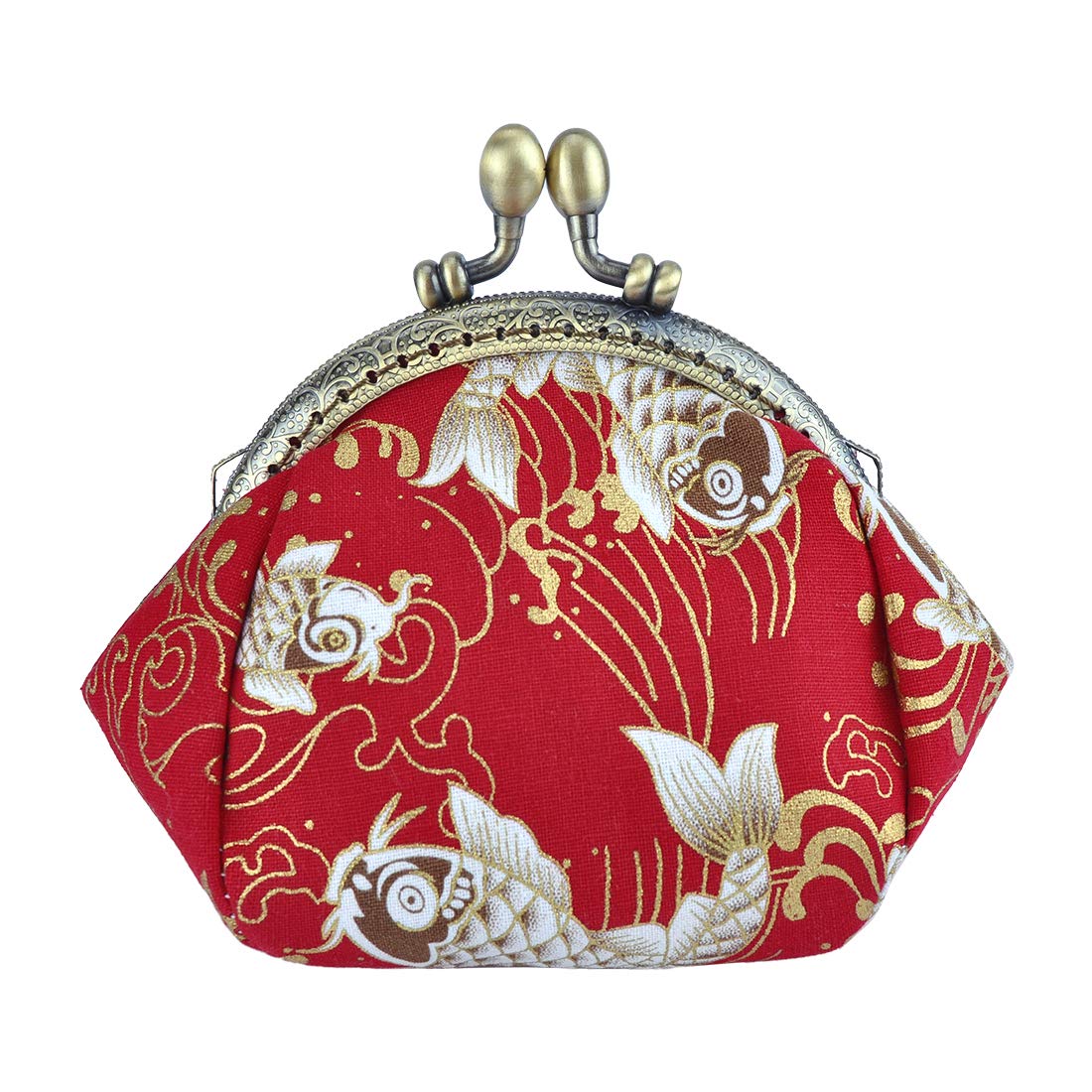 OyachicCarp Coin Purse Change Purse Bulk Women Lucky Small Wallet Vintage  Clutch Pouch Bag for Women