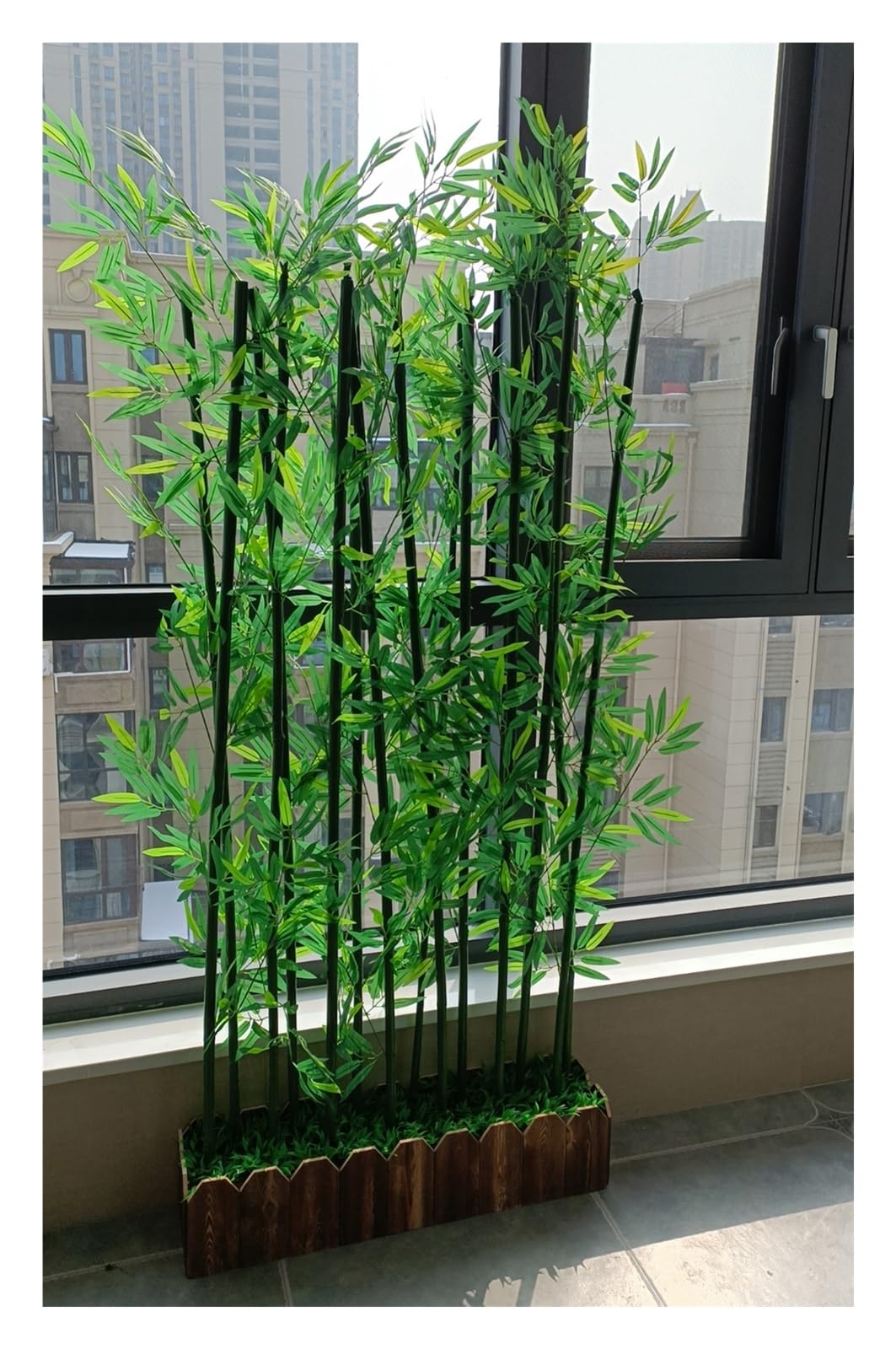 Amazon.de: Kunstpflanze Kunstbaum Knstliche Bambuspflanzen Fr Den  Innenbereich, Dekor Landscaping Ornamente Realistischer Bambus-Raumteiler,  ...