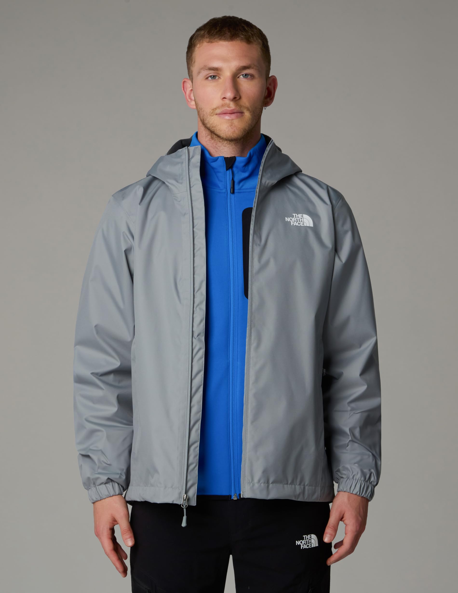 THE NORTH FACE - Veste À Capuche Quest Pour Homme - Imperméable, Respirante - Monument Grey