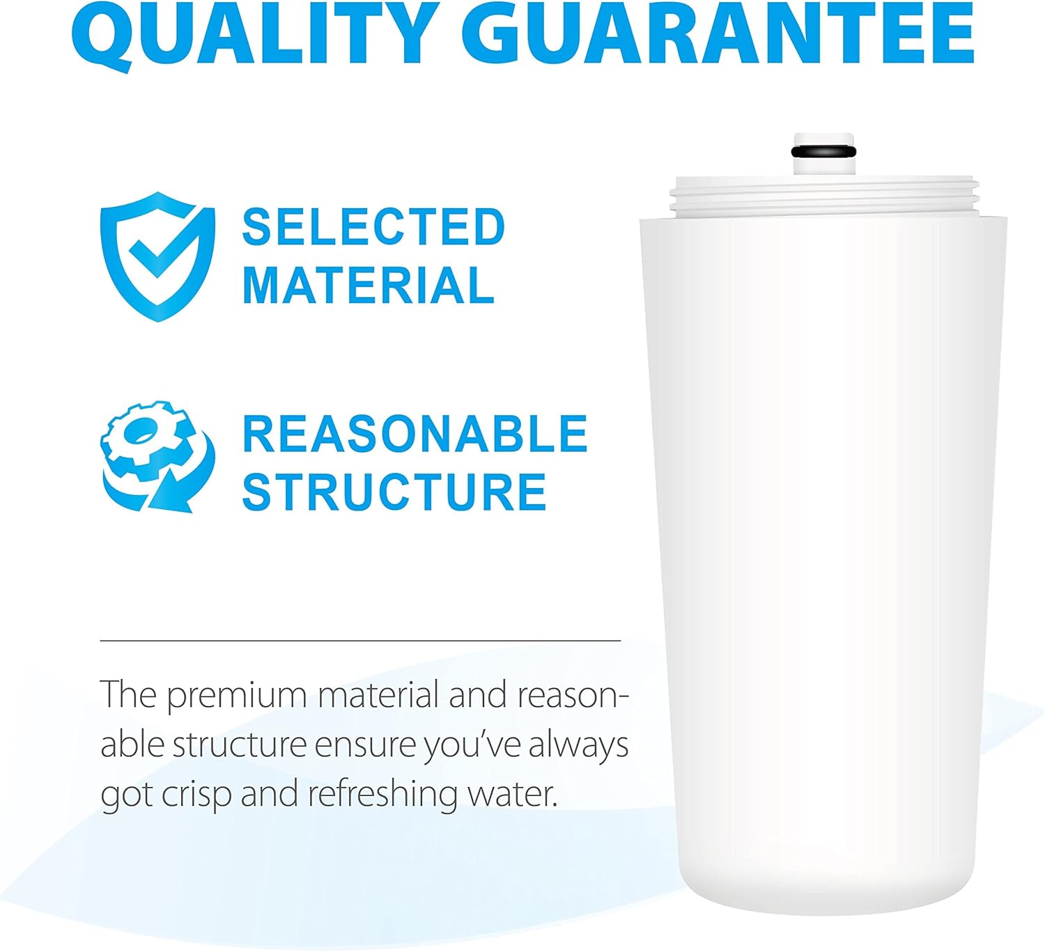 Waterdrop AQ-4125 Shower Filter Replacement Cartridge for Aquasana® AQ 4125, AQ-4100, AQ-4100NSH, AQ-4105 Shower Water Filter System, Jonathan Product Beauty Shower Filter