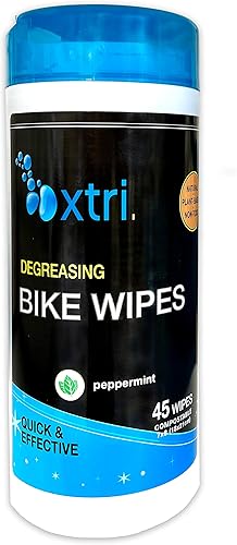 Toallitas Xtri Bike  45 toallitas húmedas desengrasantes  Menta natural segura  por Jasmine Seven