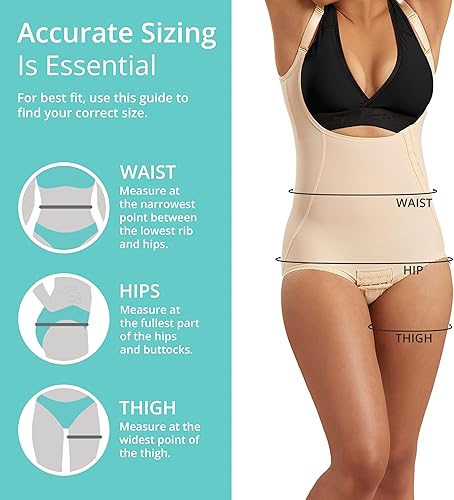 Miniatura 4 de Marena Faja de compresión postquirúrgica de recuperación de los calzones espalda alta L color negro Beige, Negro