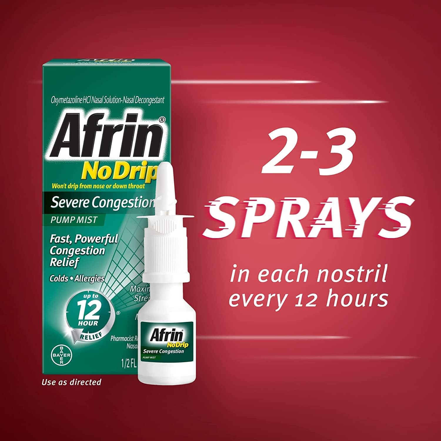Afrin No Drip Pump Mist 15 ml