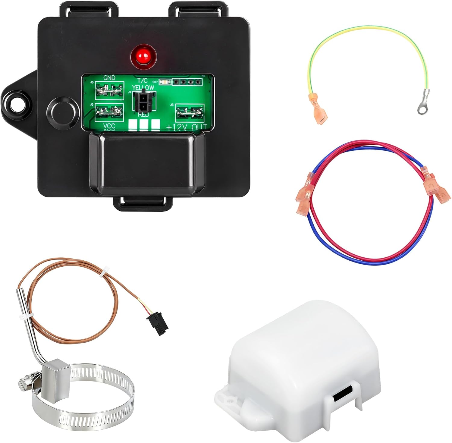 637360 Temp Monitor Control Kit Replacement 634677 634678 Compatible with Norcold RV Refrigerator 2118,1200,1201, 1210,1211 Series Temperature Sensor