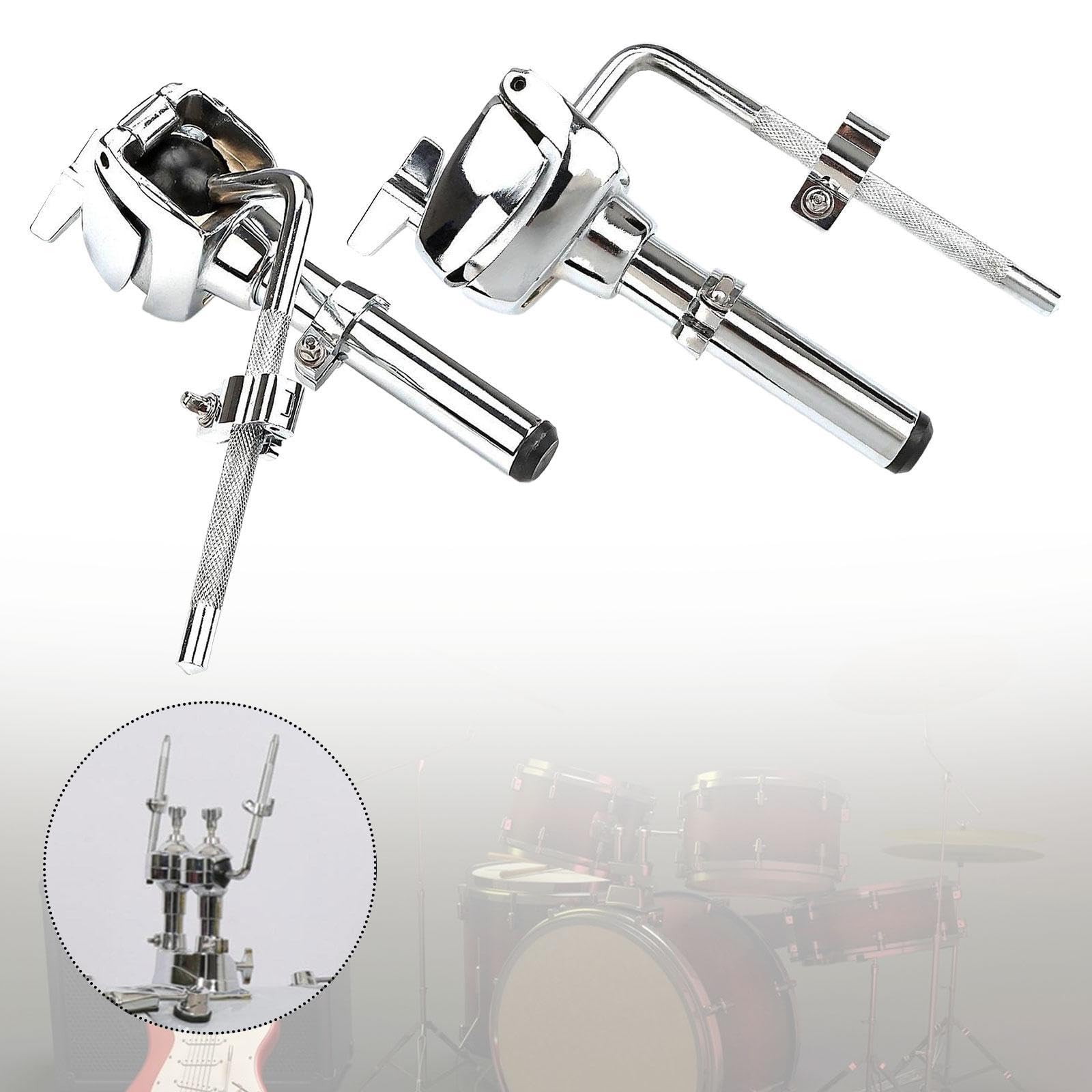 Tom Drum Stand Holder, Accessorio per Strumenti Musicali, Soluzione di Montaggio per Eventi Teatrali, Paio