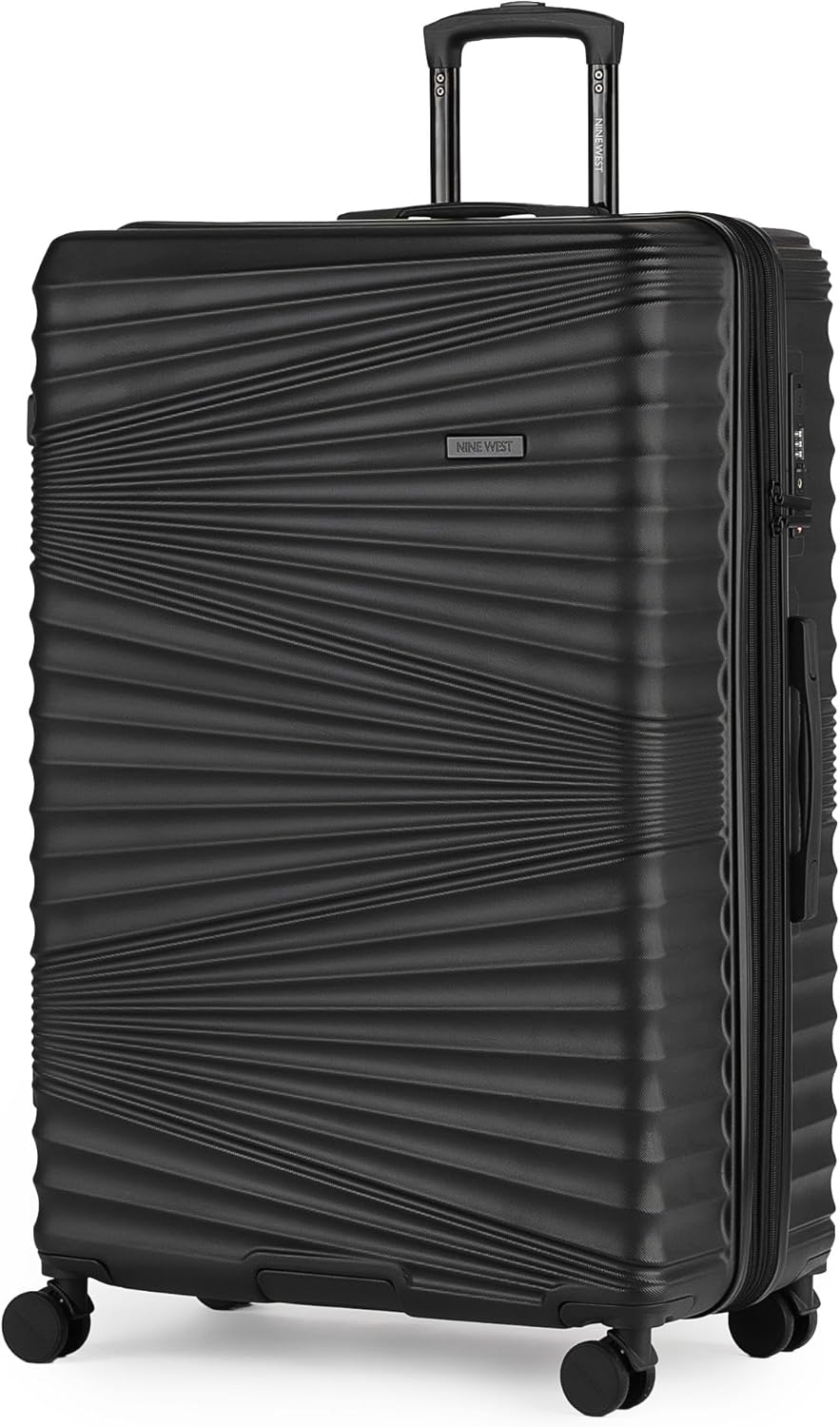 Nine West Ella 32 Inch Expandable Luggage for Extended Trips & Cruises, Large Hardshell Suitcase with 360° Spinner Wheels, Lightweight Rolling Travel Case