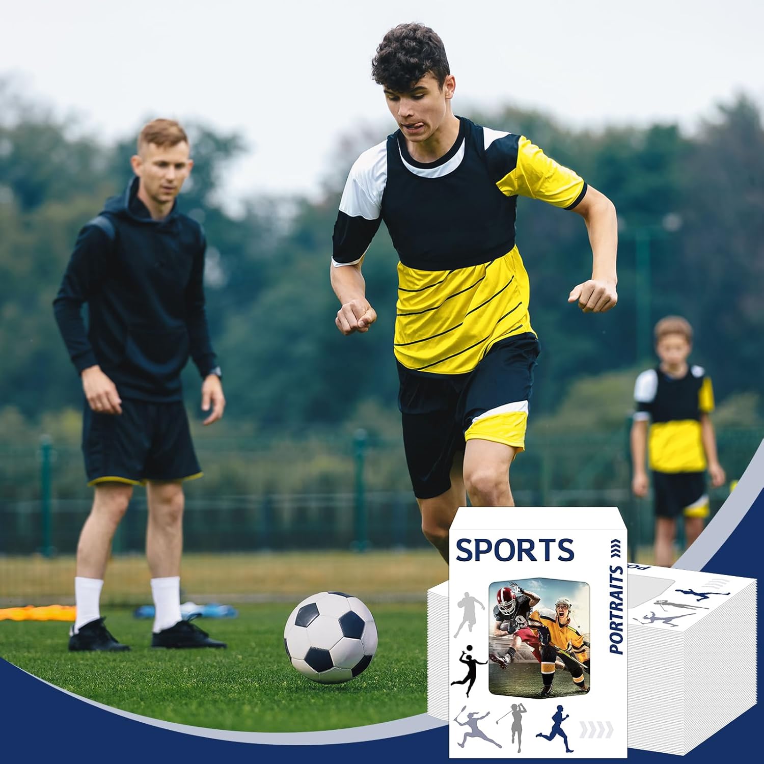 100 Pcs Photo Sports Envelopes Photo Envelopes 8 3/4'' x 11 1/8'' Portrait Envelope with 5'' x 6'' Plastine Window for Photos Catalog Magazine Brochures Certificates Company Calendar