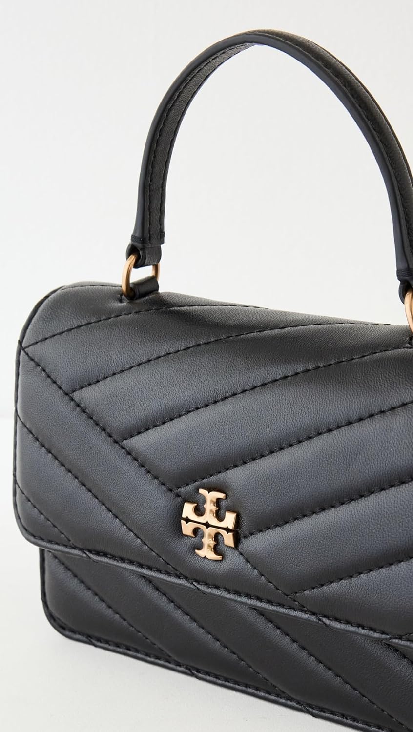 Tory Burch Women's Kira Chevron Mini Top Handle Chain Wallet - Image 4